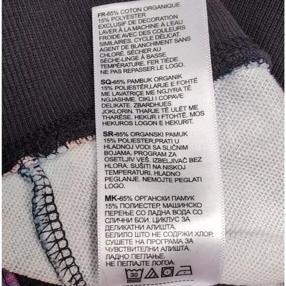 Original Penguin Pullover Hoodie Mens L Multicolor Abstract Organic Cotton Blend - Picture 10 of 16